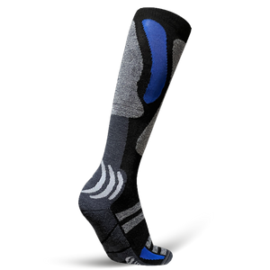 Ciepłe WEŁNIANE skarpety narciarskie, oddychające, antybakteryjne SN Sesto Senso