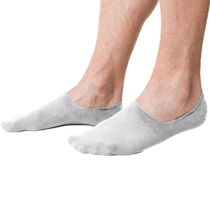 Weiße Unisex Baumwollsocken mit Mesh