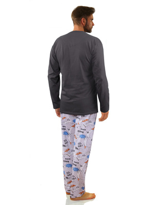 Pijamă bărbătească Seria Grafit