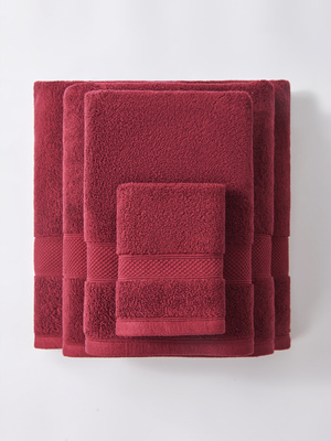 S TOWEL 100*150 LEO MAROON