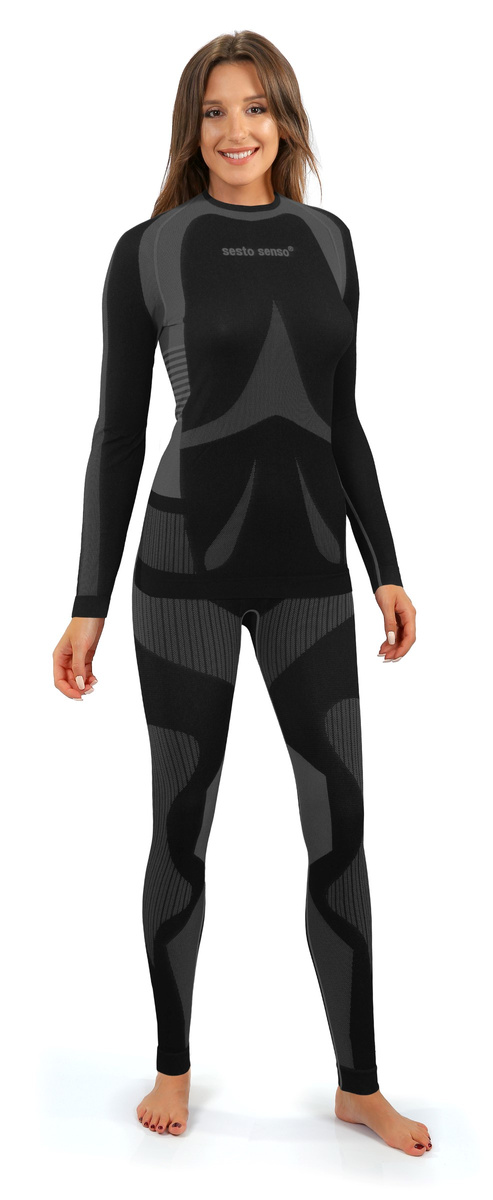 Thermounterwäsche Damen Thermo Active Grau