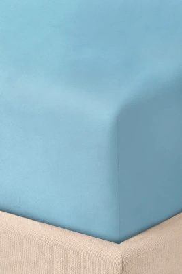 Bettlaken Jersey Himmelblau