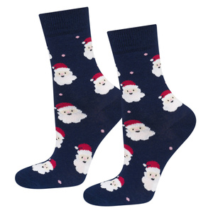 Zestaw 4x Skarpetki damskie kolorowe SOXO GOOD STUFF wesołe Święta Boże Narodzenie Prezent