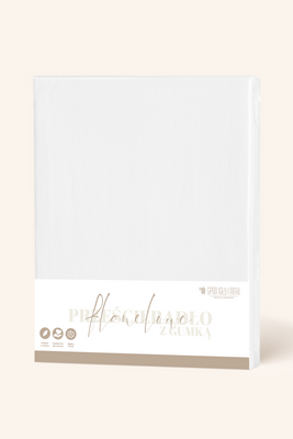 Spannbetttuch Flanell Weiß