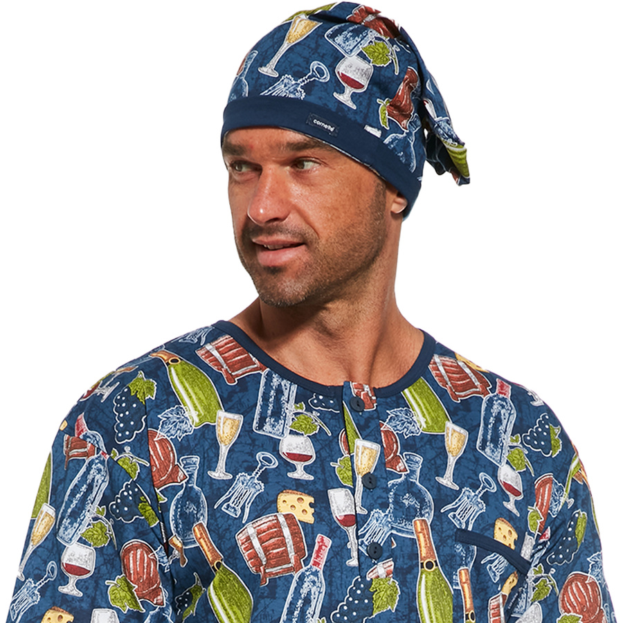 Herren Baumwoll-Pyjama Nachthemd 109/11