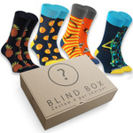 BLIND BOX - Set mit 4 Paar bunten Unisex-Socken