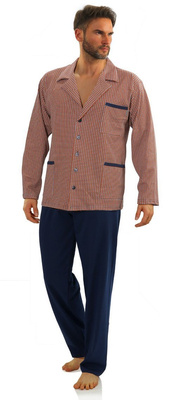 Herren-Schlafanzug Serie Blau