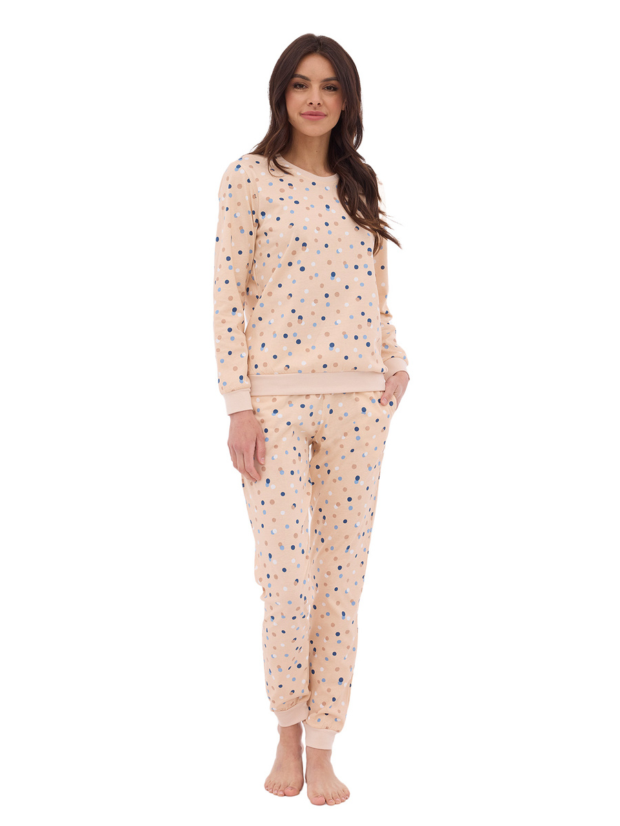 Langärmeliger Damen-Pyjama 163