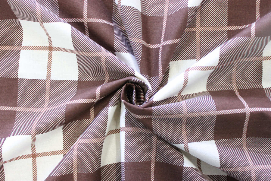 Bettwäsche Kariert Beige