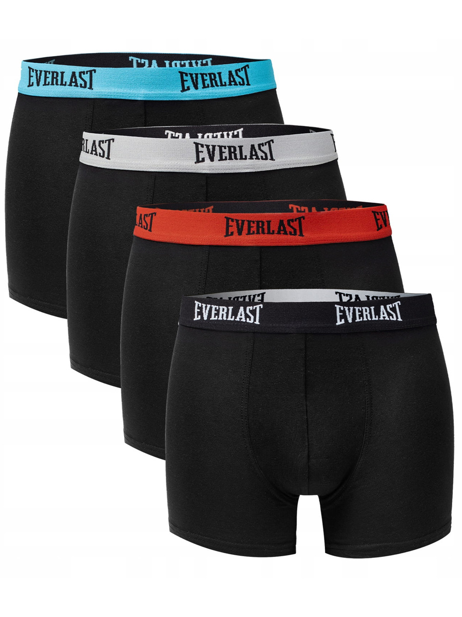 Men's Everlast Cotton Boxer Shorts 4 Pack