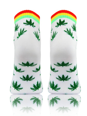 Kolorowe śmieszne ZAKOSTKI SKARPETY FINEST Sesto Senso