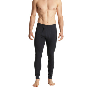 Men's Cotton Long Underwear Black BML-011 Atlantic