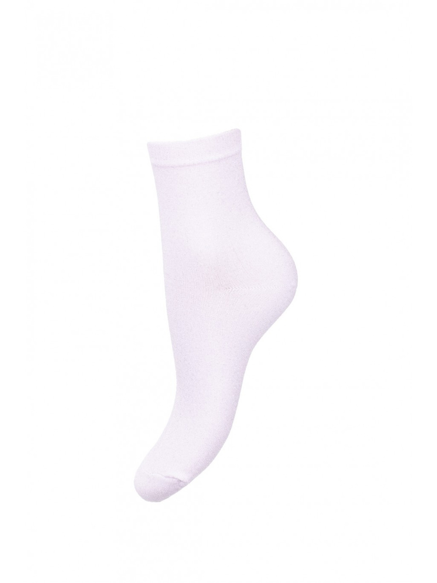 Klassische Socken mit Lurex, Puderrosa, Größe 37-41