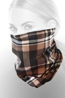 Sesto Senso Damen Komin – Vielseitiger Schal aus Elana, Atmungsaktiv, Antipilling, Ideal für jede Jahreszeit, Multifunktional als Maske, Stirnband oder Mütze, Komfortabel für Sport und Freizeit, Muster 21