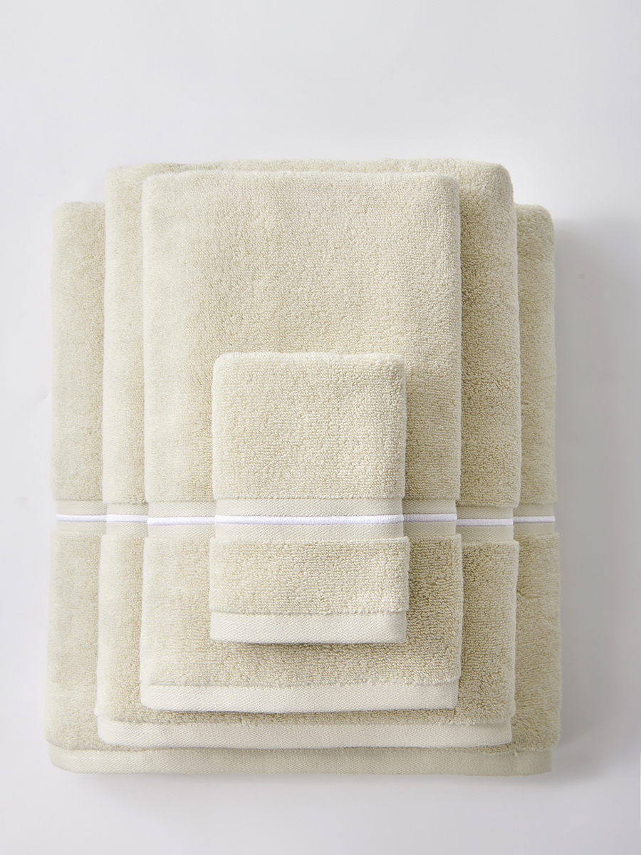 Towel Libre Beige + White Braid