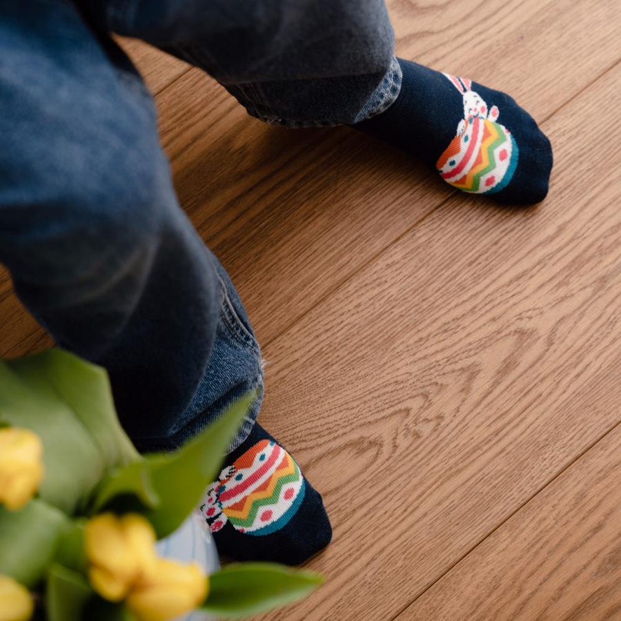 Festliche Socken Art. 014 Grau/Marine/Blau