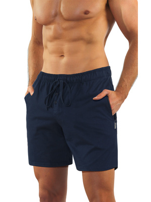 Kurzarm Schlafanzug Herren Serie Blau