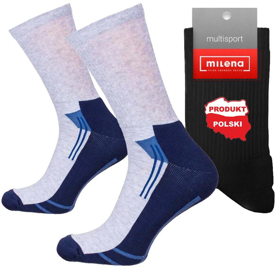 Skarpety sportowe 1/2 Frotte MULTISPORT 088 Milena