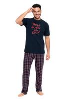 Pyjama Männlich Serie Schwarz