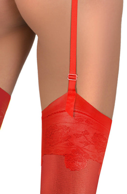 Sesto Senso Damenstrümpfe PDP 03 – Elegante und Bequeme Strümpfe, Halbmatte Optik, 20 DEN, Elastisches Material aus Poliamid und Elastan, Ideal für Romantische Anlässe und Alltag, Rot, Für Frauen, Valentinstag Kollektion