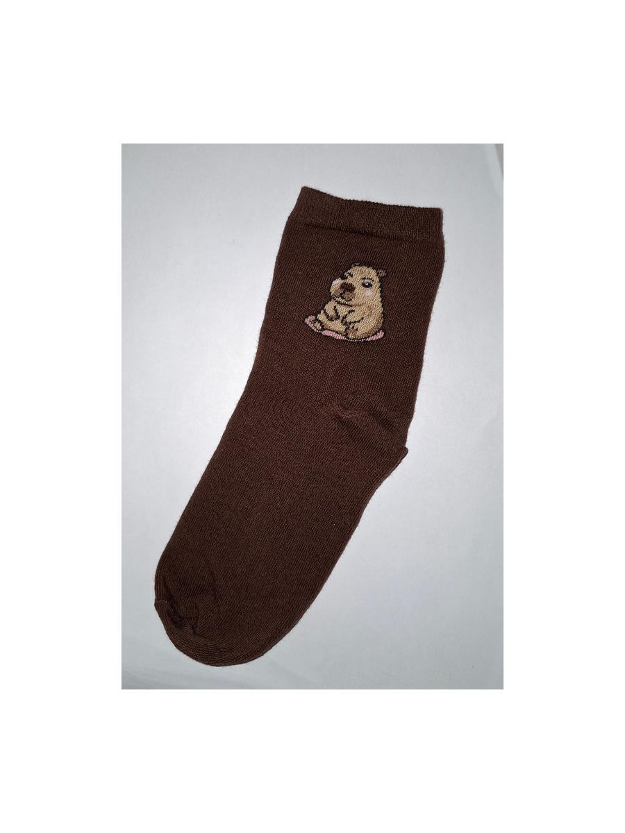 Children's Sitting Capybara Socks
