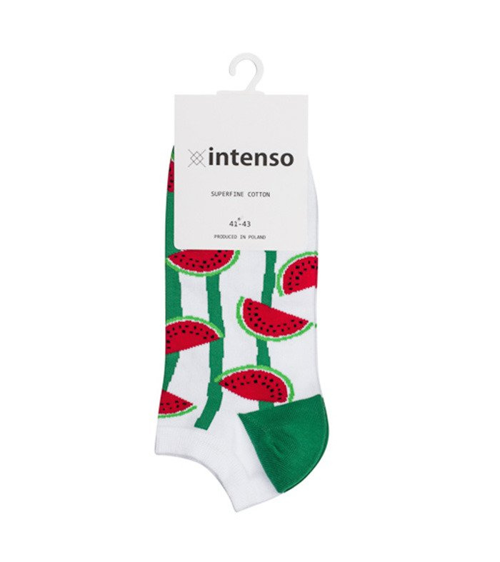 Farbige Socken Stops Kunst. 1849 Intenso Wassermelonen