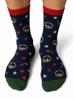 Herrensocken Weihnachtskollektion Blau