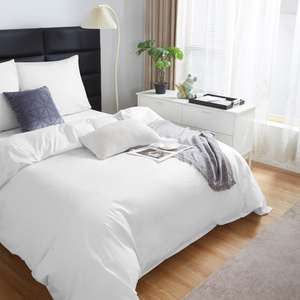 Lenjerie de pat din satin Albă
