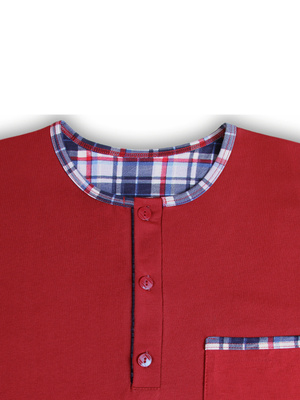 Nachthemd Lang Serie Bordeaux