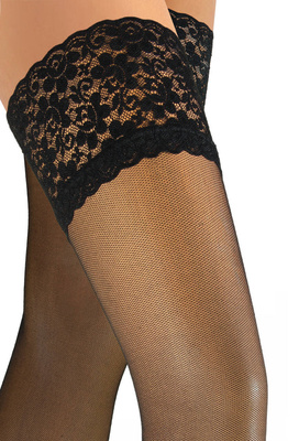 Halterlose Strümpfe PD05 Schwarz