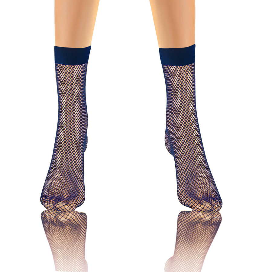 Netzsocken Kora Blau