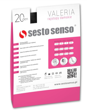 Sesto Senso Damen Strumpfhose Valeria 20DEN – Transparente, Bequeme Nylon-Strumpfhose ohne Zwickel, Perfekt für offene Schuhe, Farbe Vision, Für Elegante Outfits, Polyamid-Elasthan-Mix