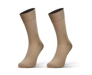 Herrensocken Serie Klassisch Beige