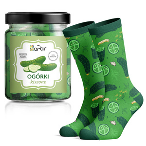 Skarpety Damskie / Męskie w Słoiku na prezent Marihuana