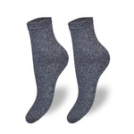 Damen-Baumwollsocken mit LUREX