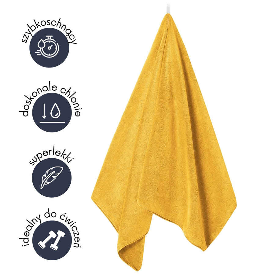 Handtuch Active Senfgelb