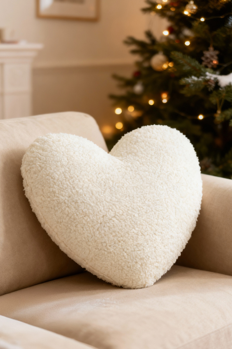 Cushion Heart White