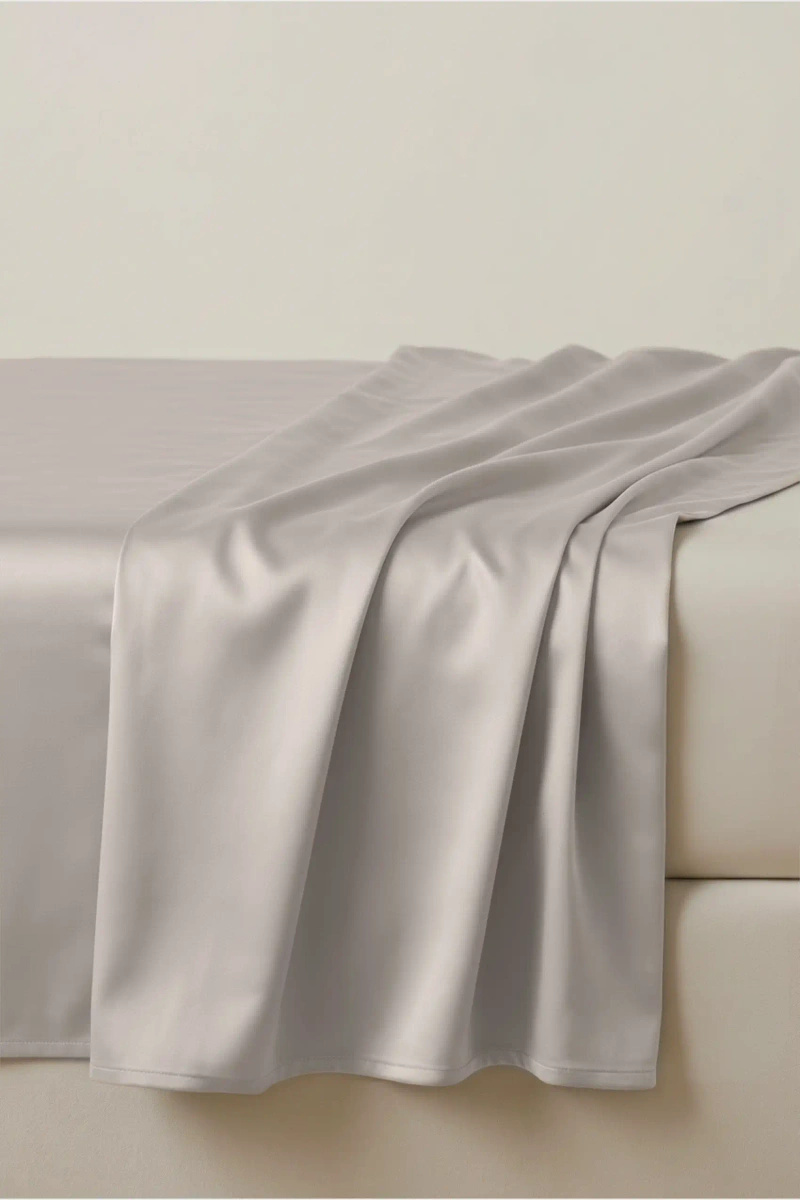 Bettlaken Satin taupe