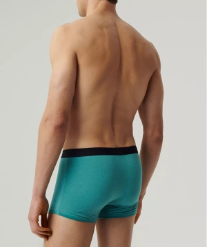 Herren-Boxershorts 5SMH-004 Grün/Marine/Blau