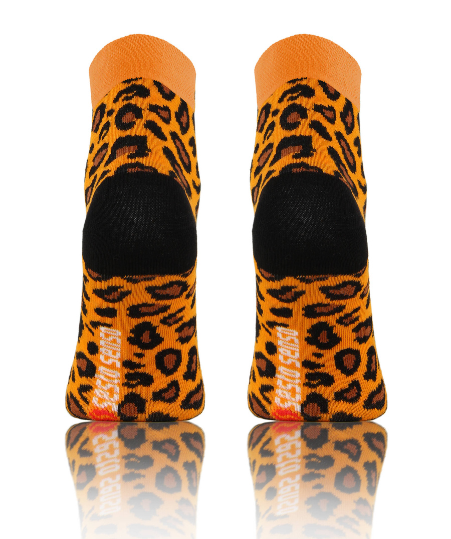 Kolorowe śmieszne ZAKOSTKI SKARPETY FINEST Sesto Senso