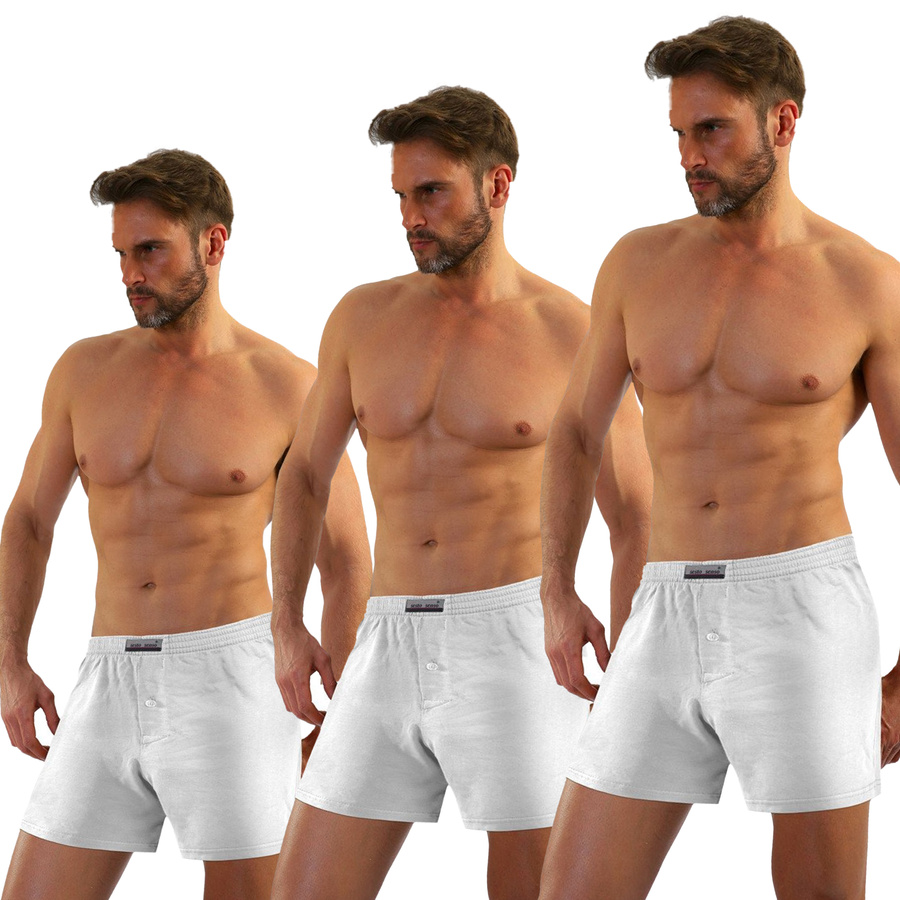 Boxershorts BM01 Weiß