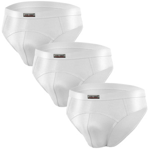 3x Herrenslip aus Baumwolle mit druckfreiem Gummizug Nipper