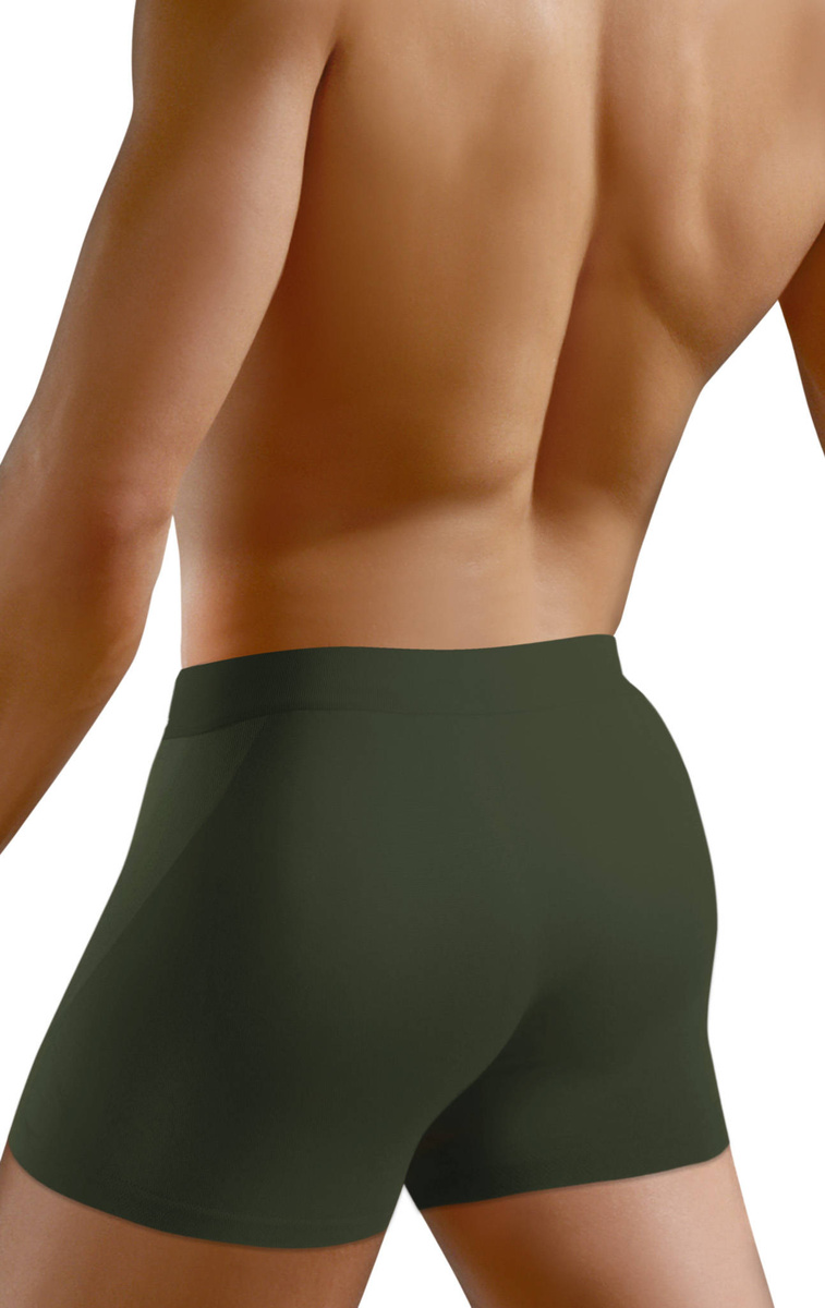 Nahtlose Herren-Boxershorts BM07 Schwarz/Blau/Khaki