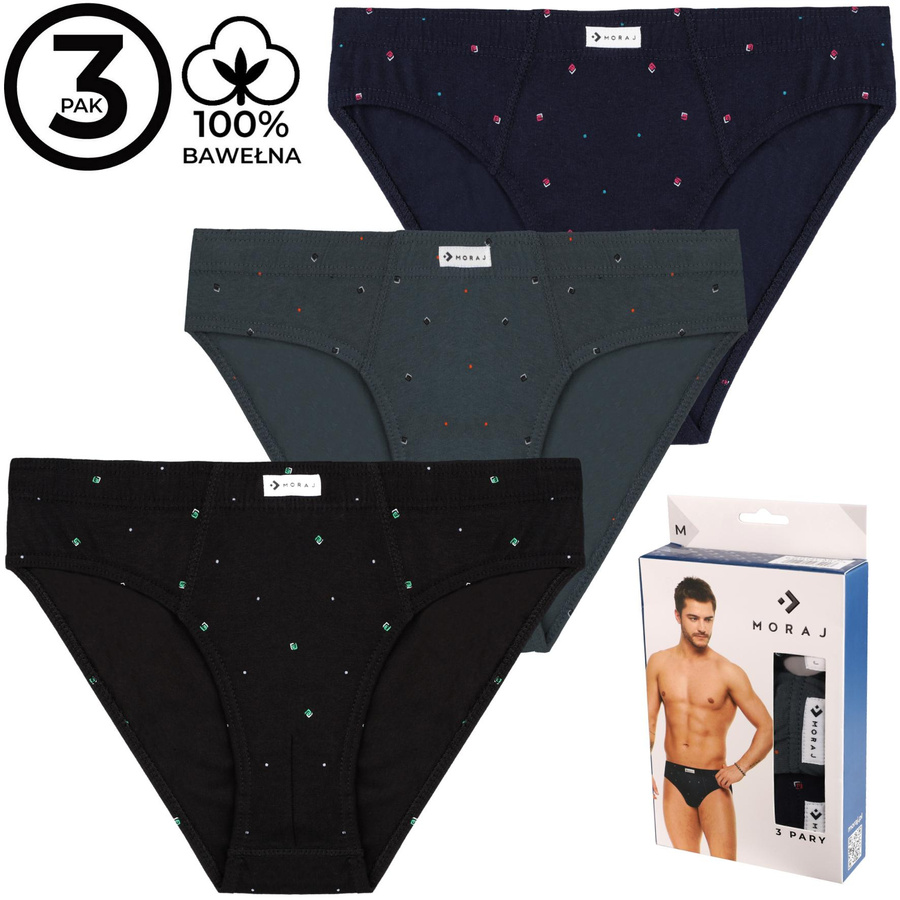 Herren-Slips 3er-Pack Gemischt