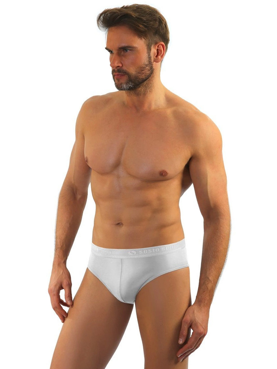 Herren-Slips SM05 Weiß