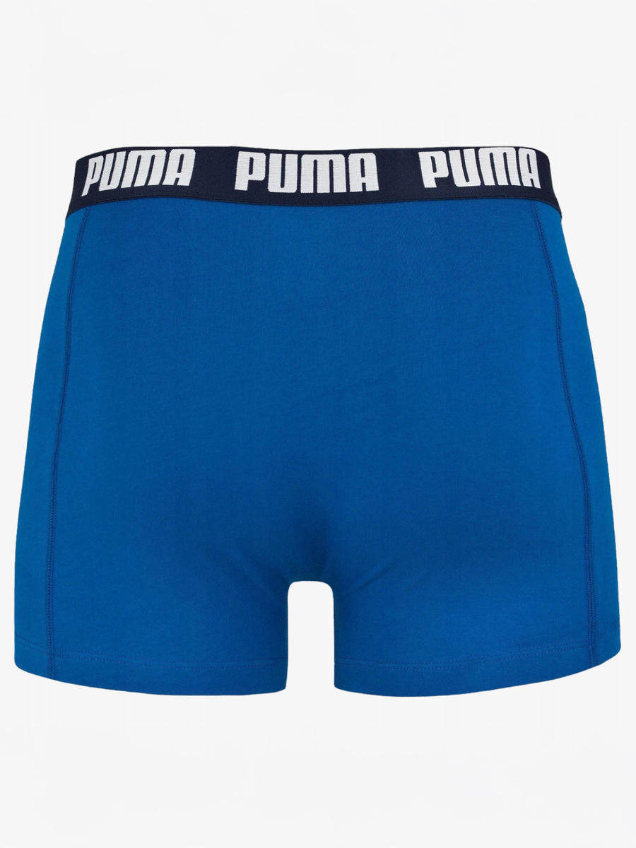 Men's Boxer Shorts 2 Pack Puma Comfort Stretch Blue/Green