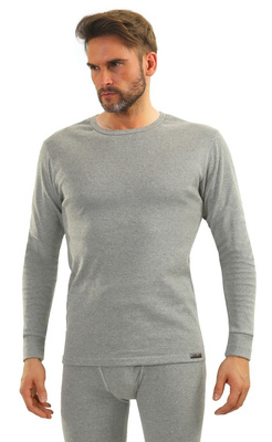 Bluză bărbătească cu mânecă lungă Art. 111 Gri deschis