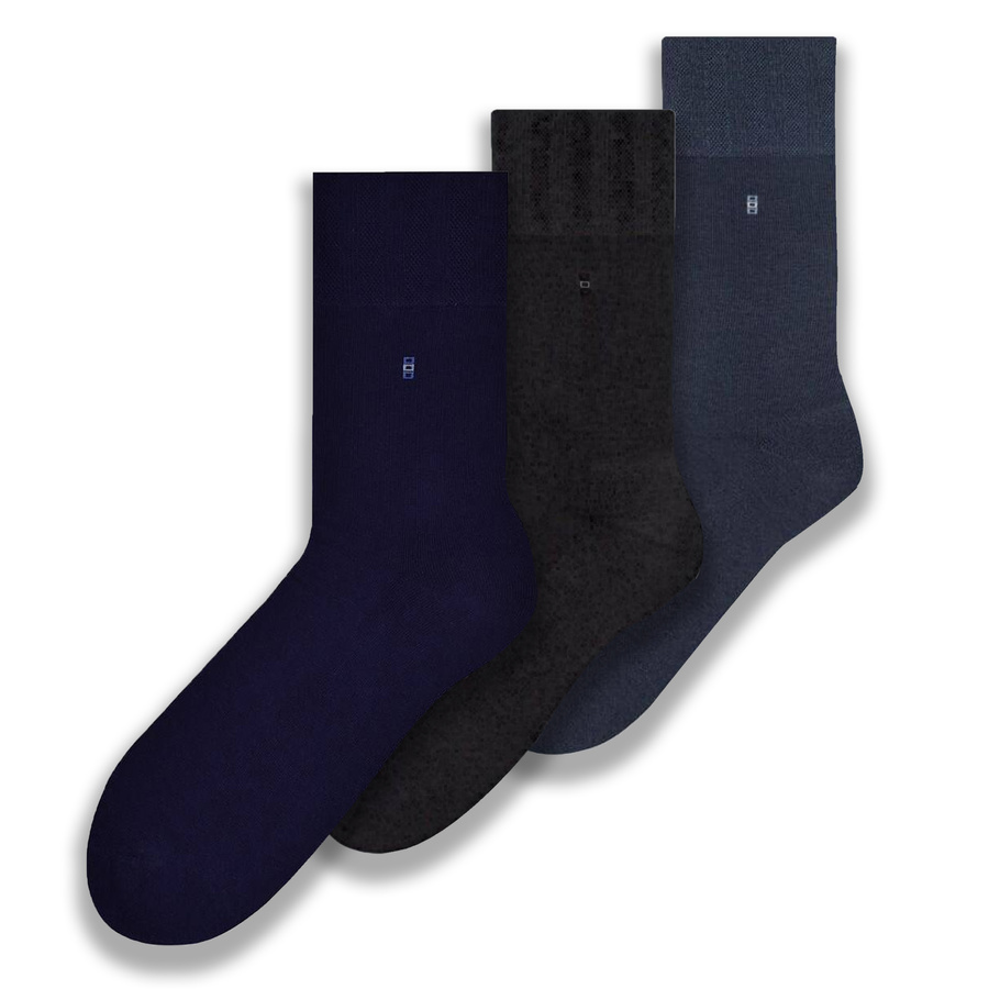 Socken Serie 003 Grau, Blau