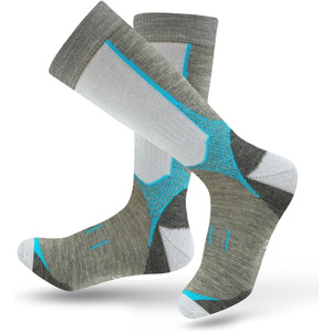 Șosete de lână Trekking Winter Gri Multicolor