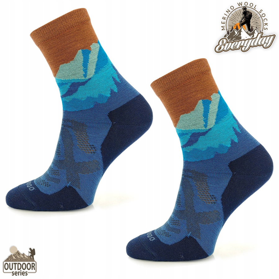 Trekking-Socken aus Merinowolle TRE18 Comodo